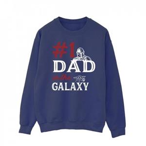 Star Wars Heren Mandalorian nummer één papa sweatshirt L wit