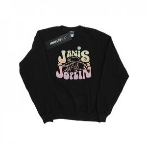 Pertemba FR - Apparel Janis Joplin Heren sweatshirt met pastellogo M wit