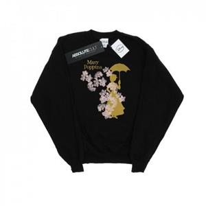 Disney jongens Mary Poppins bloemensilhouet sweatshirt 12-13 wit