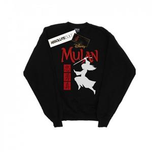 Disney jongens Mulan Movie Warrior silhouet Sweatshirt 9-11 Years wit
