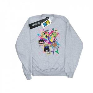 DC Comics Boys Teen Titans Go 80s iconen sweatshirt 9-11 Years wit