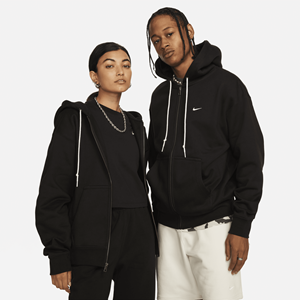 Nike Solo Swoosh Full-Zip Hoodie, Black