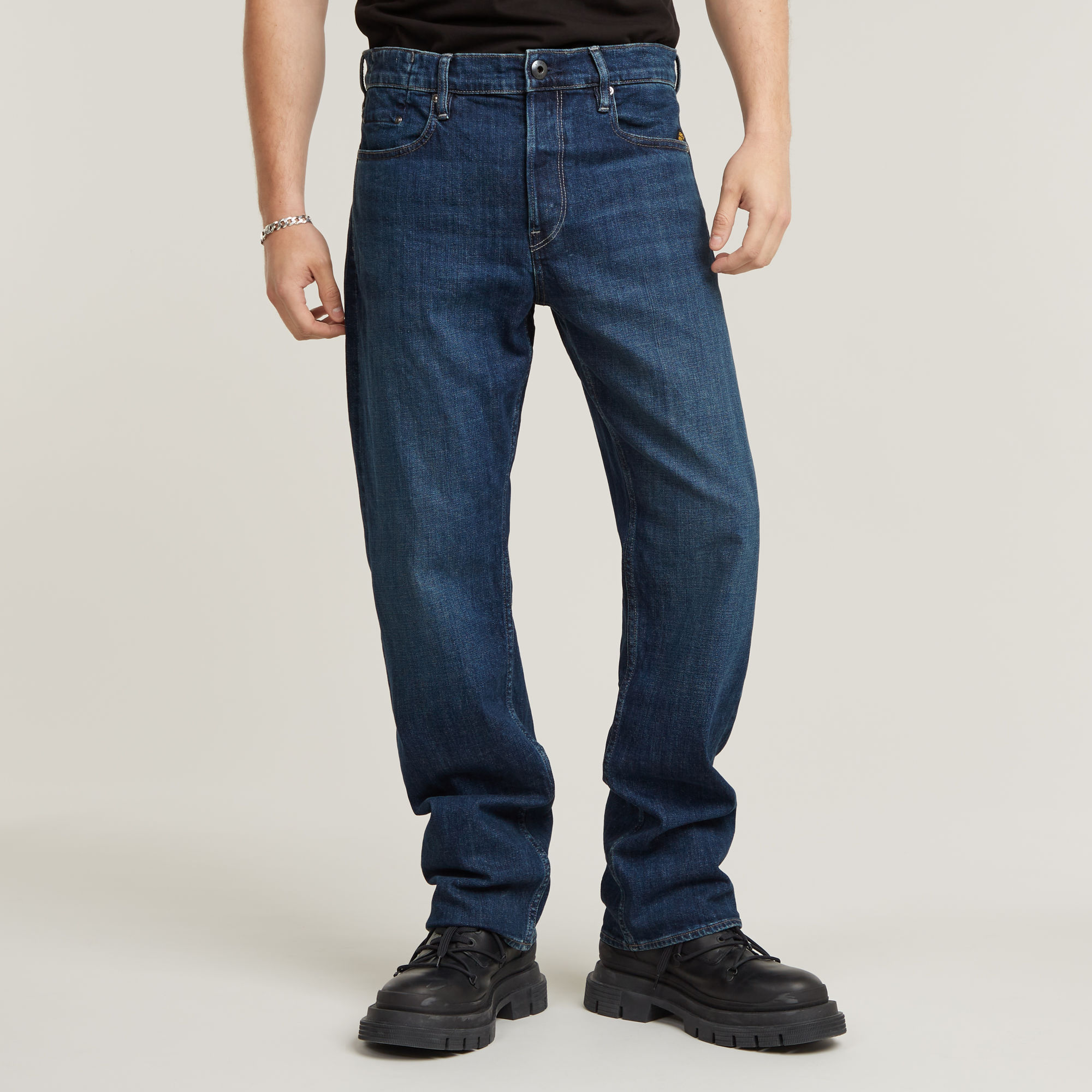 G-Star RAW Dakota Regular Straight Jeans - Donkerblauw - Heren