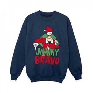Pertemba FR - Apparel Johnny Bravo jongens Johnny kerstsweater 5-6 Years wit