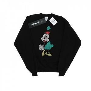 Disney jongens Minnie Mouse Shamrock hoed Sweatshirt 12-13 wit