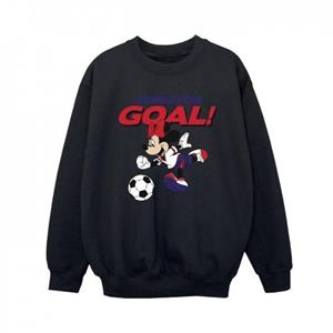 Disney jongens Minnie Mouse gaan voor doel Sweatshirt 5-6 Years wit