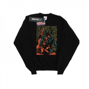 Marvel Boys Avengers Black Panther Collage-sweatshirt 12-13 wit
