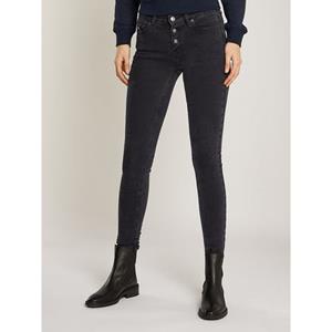 TOMMY JEANS Skinny fit jeans NORA MD SKN BF CG4282 met logo-badge en borduurwerk