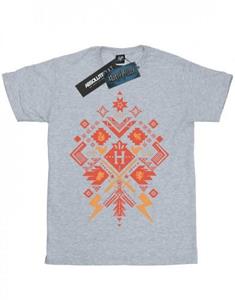 Harry Potter jongens kerst Fair Isle T-shirt 5-6 Years wit