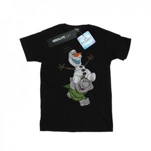 Disney Frozen Olaf en Troll T-shirt voor jongens 12-13 wit