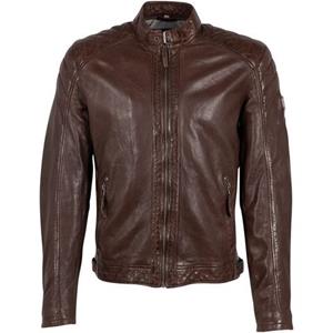 OTTO Mauritius Leren jack GMArrian met capuchon, rits, decoratieve stiksels