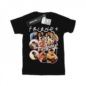 Friends Vrienden meisjes degene met alle knuffels katoenen T-shirt 9-11 Years wit