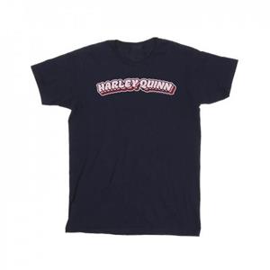 Katoenen T-shirt met DC Comics Batman Harley Quinn-logo voor meisjes 5-6 Years wit