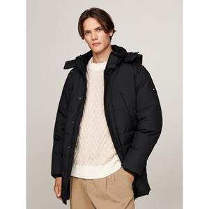 Tommy hilfiger Parka met afneembare kap, waterafstotend en isolerend