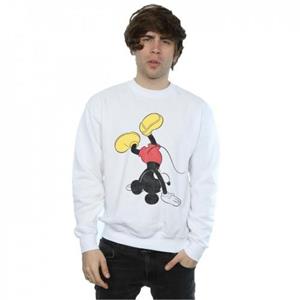 Disney Heren Mickey Mouse ondersteboven sweatshirt L wit