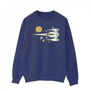 Star Wars Mens The Mandalorian Cutout Ship Sweatshirt L wit