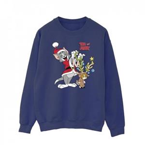 Pertemba FR - Apparel Tom & Jerry Heren kerstrendiersweater L wit