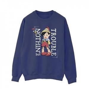 Disney Heren Pinocchio niets dan problemen Sweatshirt L marineblauwe kleur