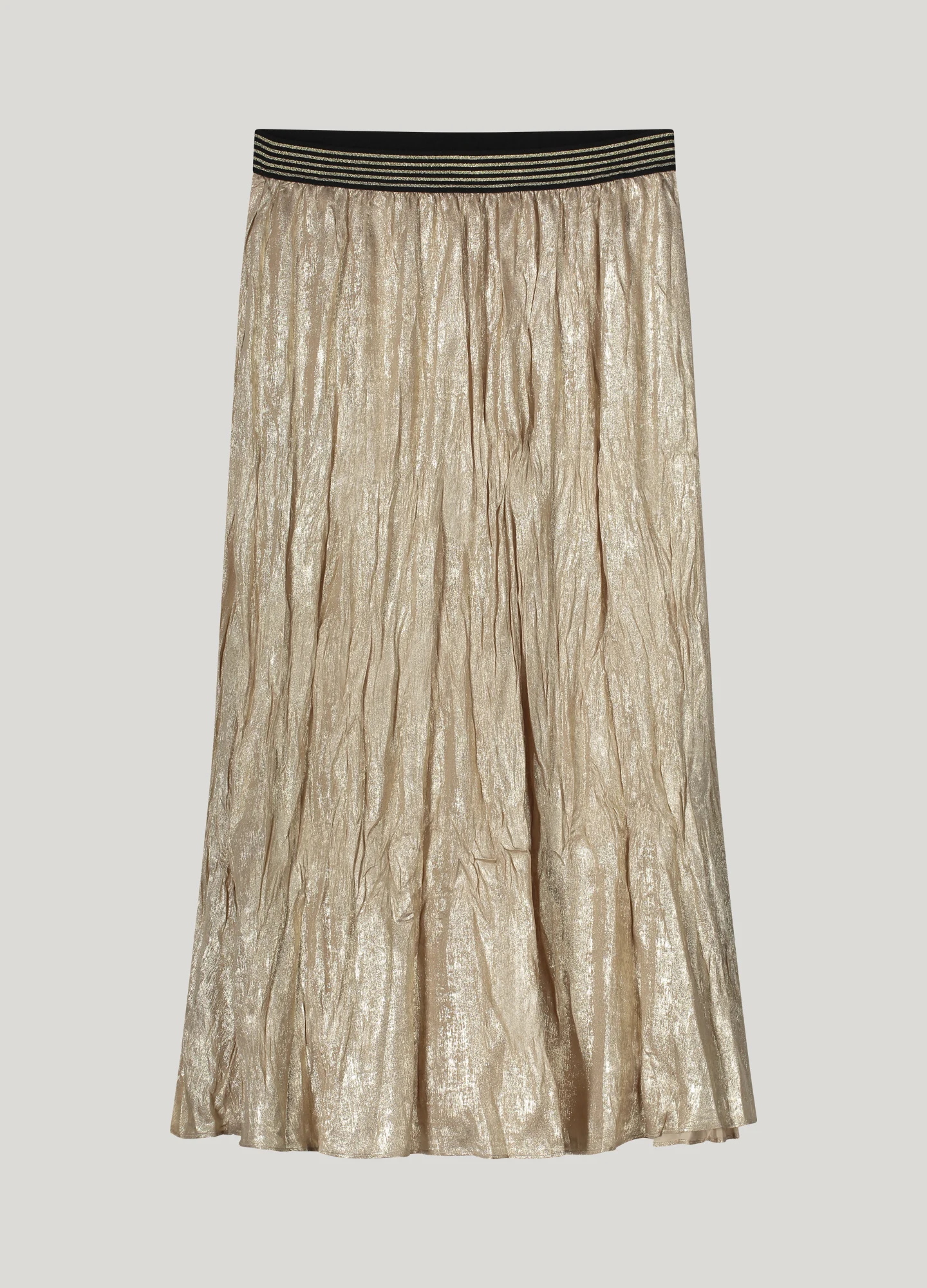 Summum 6s1320-12114 skirt lamee metallic crinckle