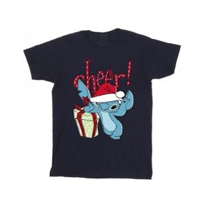 Disney meisjes Lilo en Stitch Cheer katoenen T-shirt 5-6 Years wit