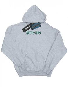 Harry Potter Heren Zwadderich Tekst Hoodie XL grijs