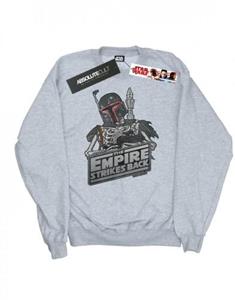 Star Wars Mens Boba Fett Skeleton Sweatshirt L wit