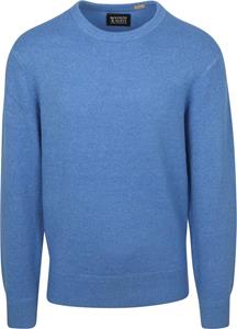 Scotch & Soda Sweater Scotch & Soda Soft Knit Pullover Blauw