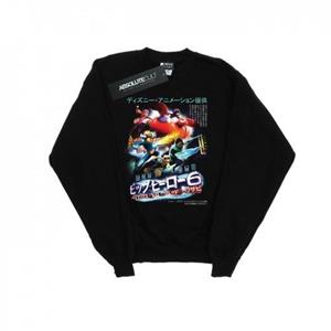 Disney Heren Big Hero 6 Anime Cover Sweatshirt L zwart