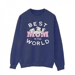 Disney Heren 101 Dalmatiërs Beste moeder ter wereld Sweatshirt L marineblauwe kleur