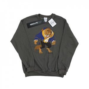 Disney heren klassiek beest sweatshirt L grijs