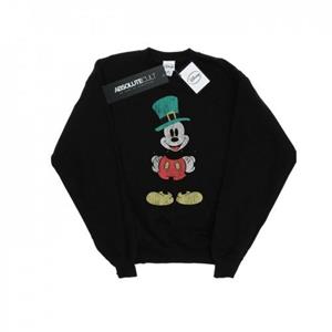 Disney Heren Mickey Mouse Kabouter Hoed Sweatshirt M wit
