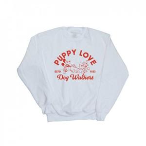 Disney Heren Mickey Mouse Puppy Love Sweatshirt XXL wit