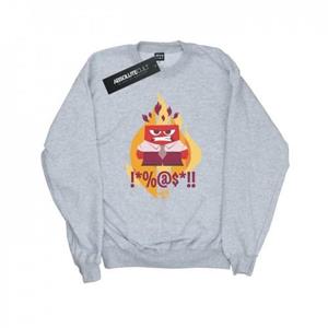 Disney Heren Inside Out Fired Up Sweatshirt L grijs