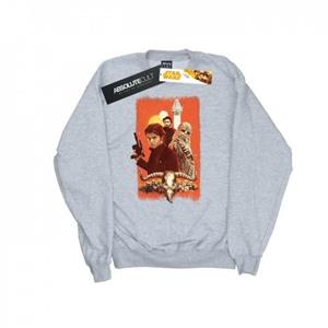 Star Wars Solo Trio Paint-sweatshirt voor heren L wit