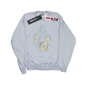 Star Wars Mens The Last Jedi BB-8 Deconstructed Sweatshirt L grijs