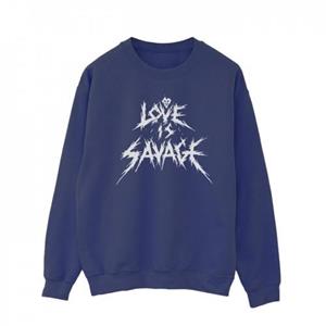Disney Heren Schurken Love Is Savage Sweatshirt L marineblauwe kleur