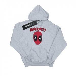 Marvel Mens Deadpool Serieus Hoodie L wit