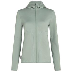 Icebreaker - Women's 560 RealFleece Elemental II L/S Zip Hoodie - Merinohoodie, grijs