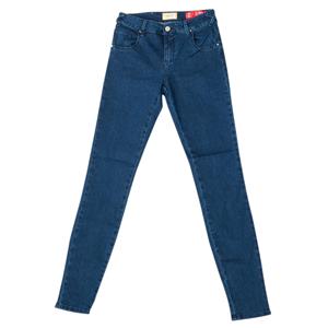 Lange jeans met skinny zomen 10DB50154 voor dames 24-USA blauw