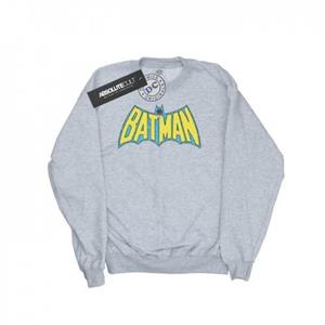 DC Comics jongens Batman Crackle-logo sweatshirt 12-13 zwart