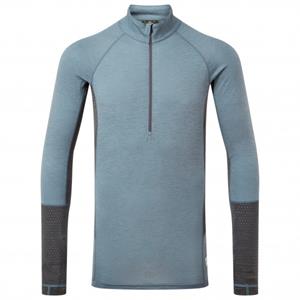 ARTILECT - Goldhill 125 Zoned 1/4 Zip - Merino-ondergoed, blauw/ ash
