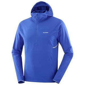 Salomon - Sense Aero Hybrid Half Zip Hoodie - Sportshirt, blauw