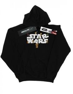 Star Wars meisjes Kiddie-logo hoodie 12-13 wit
