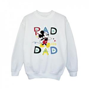 Disney meisjes Mickey Mouse Rad papa Sweatshirt 9-11 Years wit