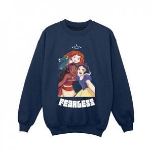 Disney meisjes prinses onverschrokken sweatshirt 12-13 zwart