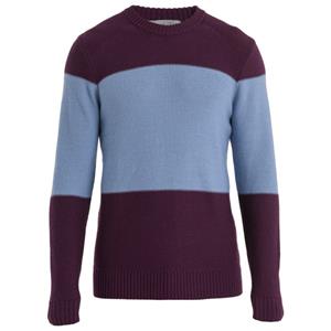 Icebreaker - Waypoint Crewe Sweater - Merinotrui, purper