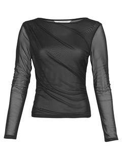 Msch Copenhagen Mschamadine Illenora Top 18760 T-shirt Lange Mouw Black
