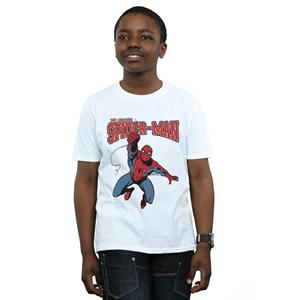Spider-Man jongens sprong T-shirt 7-8 Years wit