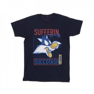 Looney Tunes jongens Sylvester Sufferin Succotash T-shirt 9-11 Years wit