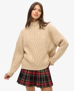 Superdry Vrouwen Geruite Minirok Paars